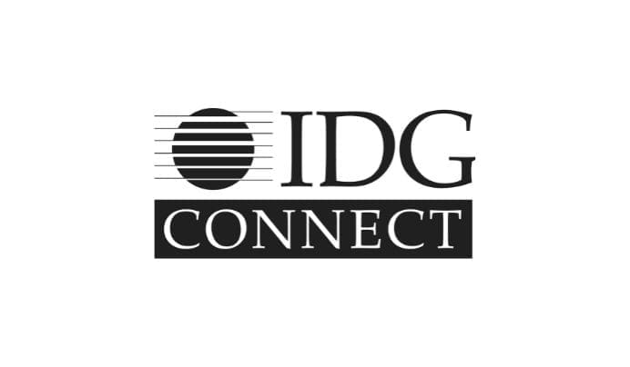 IDG Connect logo featuring a black circle with horizontal white lines, next to the text IDG in large font above a black rectangle containing the word CONNECT in white capital letters.