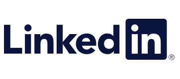 LinkedIn logo featuring the word Linked in bold dark blue letters, followed by in in white within a dark blue square.