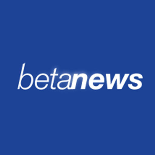 The image shows the betanews logo with white lowercase letters on a solid blue background.